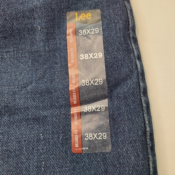 MENS LEE LEGENDARY RELAXED STRAIGHT JEAN:NIGHT SHADE Size 38x29 - Picture 5 of 11